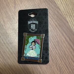 Disney Tightrope Walker Girl Haunted Mansion Stretching Room Portrait Pin NEW